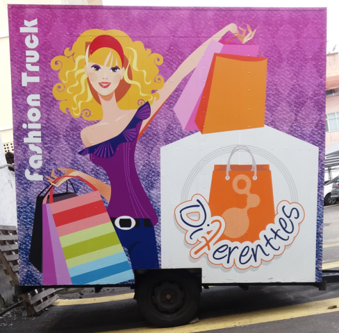 Fashion truck display